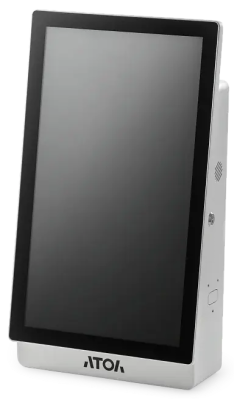 Касса самообслуживания АТОЛ КСО 3212 (21,5", miniPC:J6412, SSD, 8/128GB), без Wi-Fi, с ОС, Frontol, Кр. стена, Кр. пин-пад, Кр. ФР.